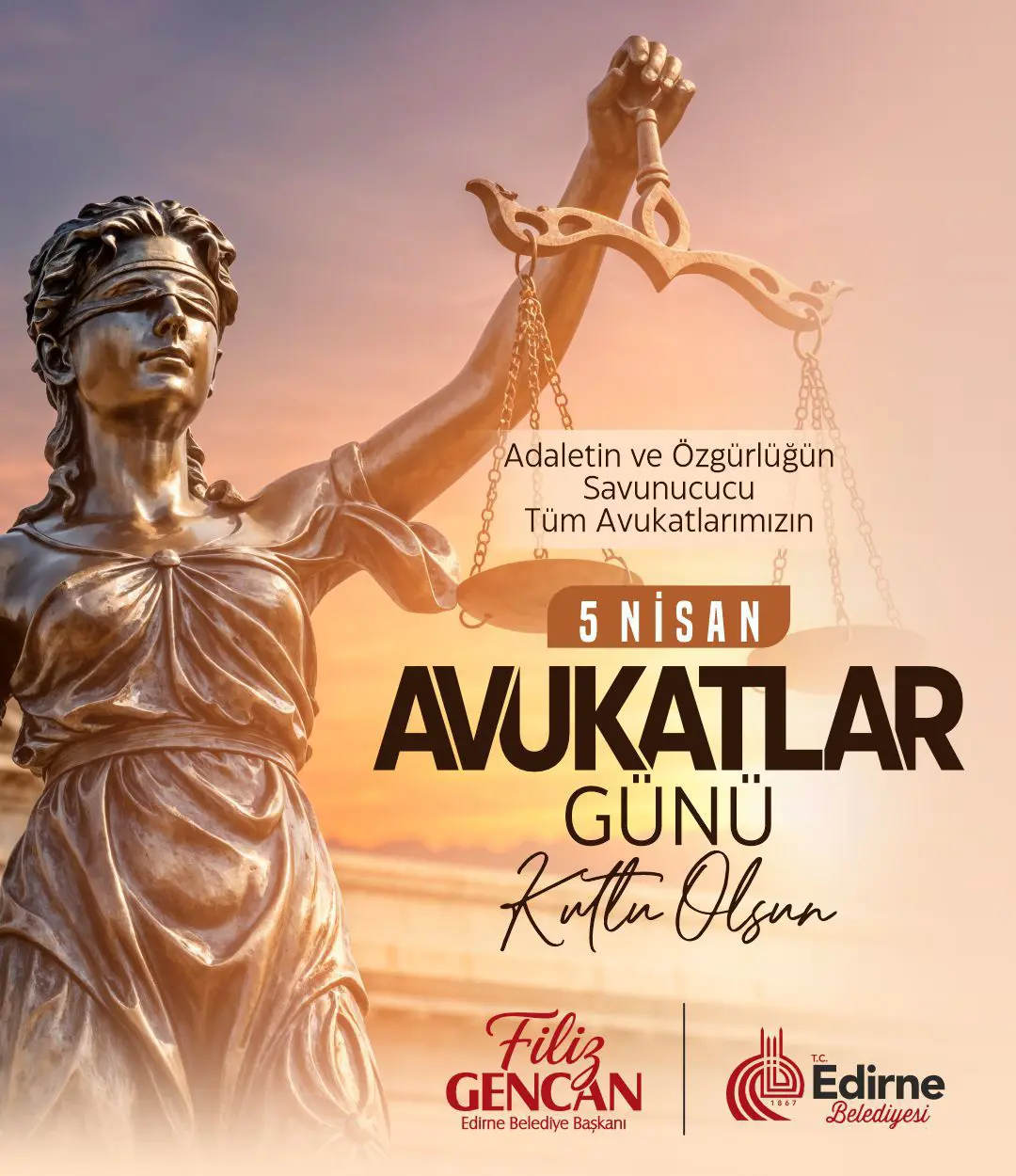 BAŞKAN GENCAN “HAK ARAMANIN GÜVENCESİ, ADALETİN TEMİNATI AVUKATLARIMIZDIR”